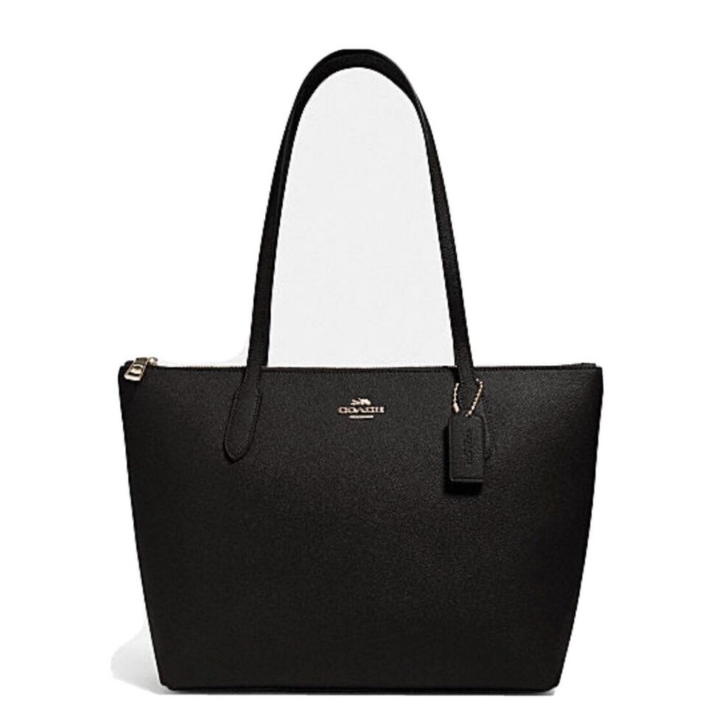 Coach zip top tote